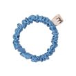 MON MOU SILK SLIM SCRUNCHIE BLUE Тонка блакитна резинка з натурального шовку 1 шт