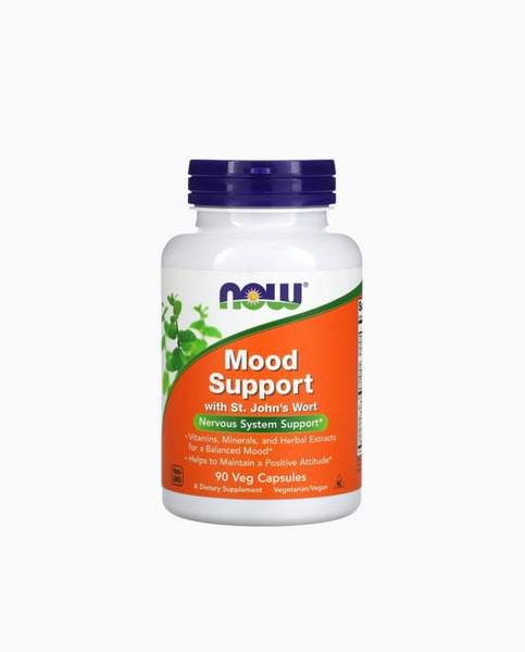 Now Foods Mood Suppor Засіб для підтримки настрою зі звіробоєм 90 veg capsules, 90 шт