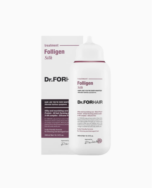 Dr.ForHair Folligen Silk Treatment Відновлююча маска-кондиціонер для пошкодженого волосся 300 ml, 300 ml