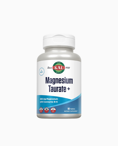 KAL Magnesium Taurate Plus 400mg, Таурат магнію+ 200 мг, 90 шт