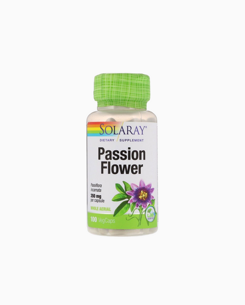 Solaray Passion Flower Пасифлора 350 mg 100 capsules, 100 шт