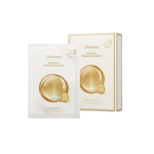 JM Solution Prime Gold Premium Foil Mask Тришарова тканинна маска з колоїдним золотом 35 ml, 35 ml