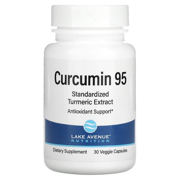 Lake Avenue Nutrition Curcumin 95 Куркумін 500 mg 30 Veggie Capsules, 30 шт