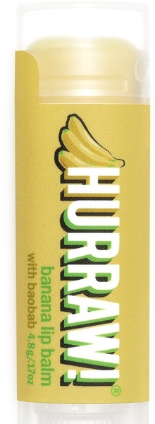 Hurraw! Baobab Banana Lip Balm Бальзам для губ "Баобаб і банан" 4.8 g, 4.8 g