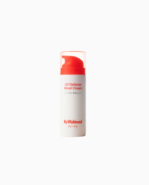 By Wishtrend UV Defense Moist Cream SPF50+ PA++++ Зволожуючий сонцезахисний крем з пантенолом, 50 ml