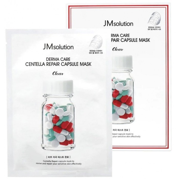 JM Solution Derma Care Centella Madeca Capsule Mask Заспокійлива тканинна маска 30 ml, 30 ml