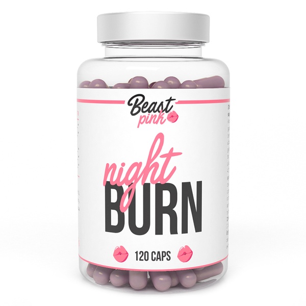 BeastPink Night Burn Жироспалювач 120 caps, 120 шт