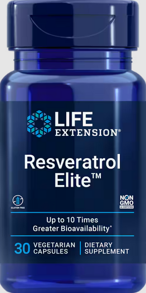 Life Extension Resveratrol Elite Ресвератрол 30 Capsules, 30 шт