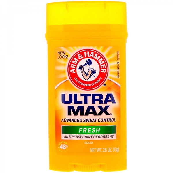 Arm & Hammer UltraMax Solid Antiperspirant Deodorant for Men Fresh Твердий дезодорант, 73 g