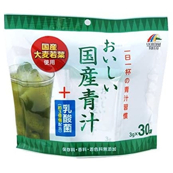 Unimat Riken Japanese made Barley Grass Powder+Lactic Acid Bacterium Вітамінно-мінеральний напій, 90 g