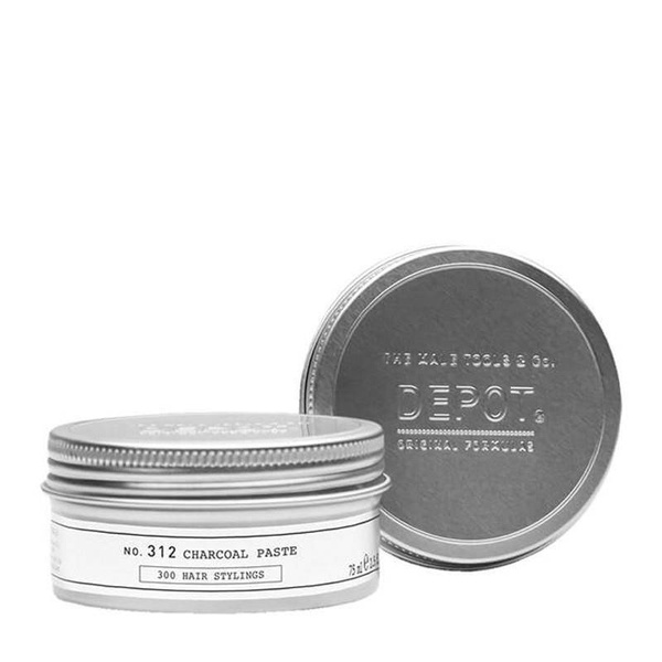 DEPOT 312 Charcoal Paste Вугільна паста сильної фіксації 75 ml, 75 ml