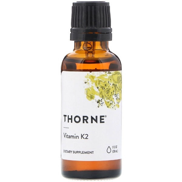 Thorne Research Vitamin D/K2 Вітамін D-3 + К-2 , 30 ml