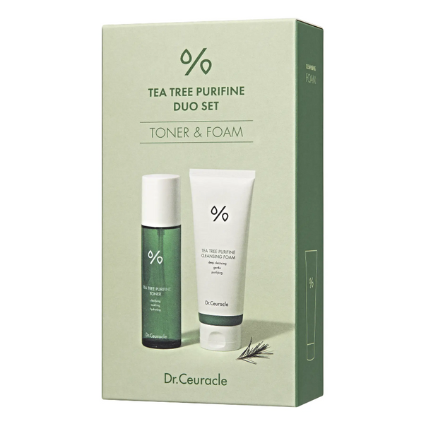 Dr.Ceuracle Tea Tree Purifine Duo Set Набір засобів з чайним деревом (тонер + пінка для вмивання)