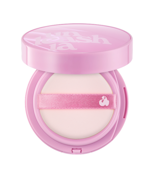 UNLEASHIA Don't Touch Glass Pink Cushion SPF50/PA++++ Сяючий тональний кушон 15 g, 21 N (HYALINE)