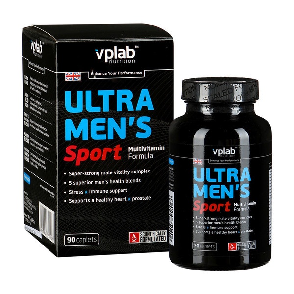 VPLab Ultra Men's Sport Multivitamin Мультивітаміни для чоловіків 90 шт, 90 шт