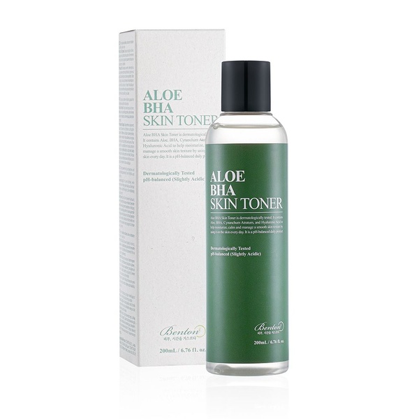 Benton Aloe BHA Skin Toner Тонер алое з саліциловою кислотою 200 ml, 200 ml