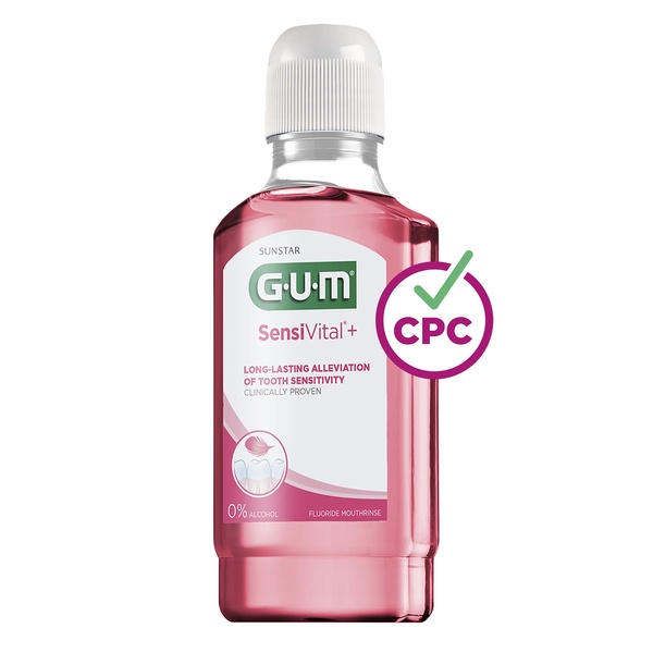 GUM Sensivital+ Ополіскувач для порожнини рота, 300 ml