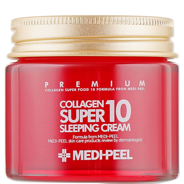 MEDI-PEEL Collagen Super 10 Sleeping Cream Відновлюючий нічний крем для обличчя з колагеном, 70 ml