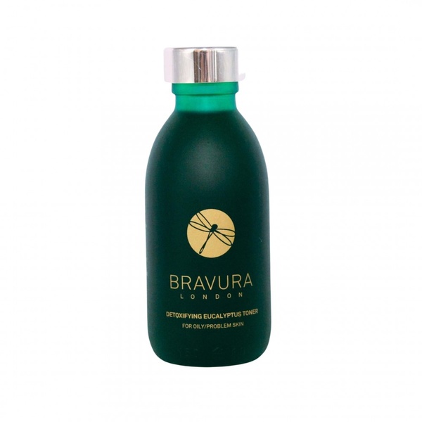 Bravura London Detoxifying Тонер евкаліптовий з 15% AHA, BHA кислотами і камфорой, 150 ml