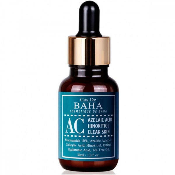 Cos De BAHA Acne Treatment Serum with Azelaic acid 5%, Niacinamide 10%, 30 ml