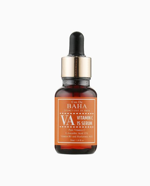 Cos De BAHA VA Vitamin C 15% Ascorbic Acid Serum Освітлююча сироватка для обличчя з вітаміном С, 30 ml