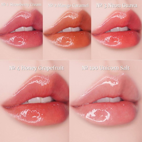 UNLEASHIA Sisua Popcorn Syrup Lip Plumper Блиск-плампер для губ 3.8 g, №1 (Strawberry Cream)