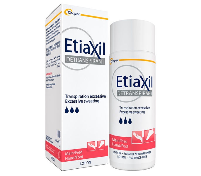 Etiaxil Hand Lotion Normal / Foot Антиперспірант-лосьйон для шкіри рук і ніг 100 ml, 100 ml