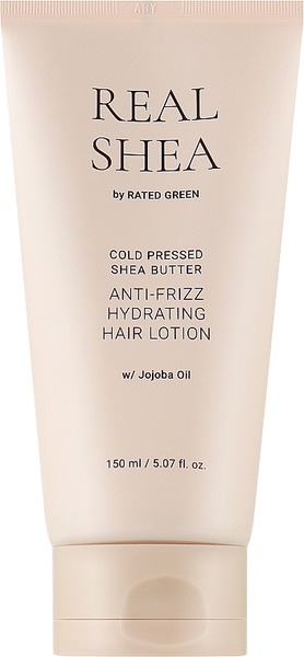 Rated Green Real Shea Anti-Frizz Moisturizing Hair Lotion Зволожуючий лосьйон для волосся , 150 ml