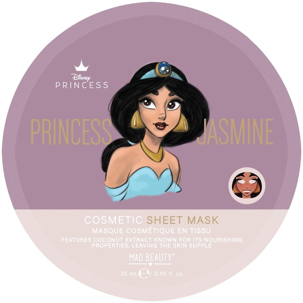 MAD BEAUTY Princess Jasmine Cosmetic Sheet Mask Маска для обличчя 25 ml, 25 ml