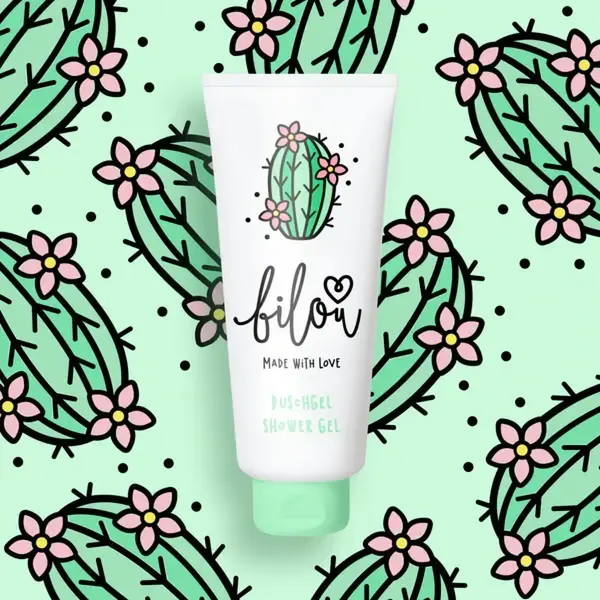 Bilou Bloomy Cactus Shower Gel Гель для душу "Квітучий кактус", 200 ml