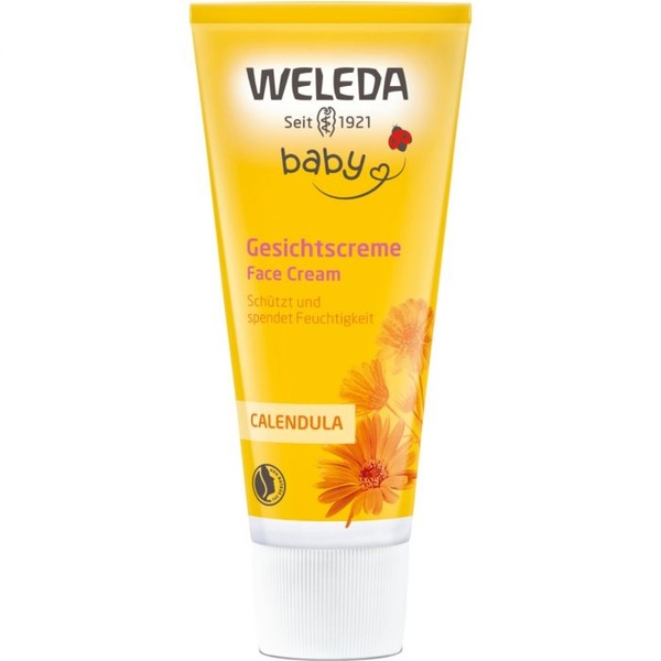 Weleda Baby Calendula Face Cream Календула дитячий крем для обличчя 50 ml, 50 ml