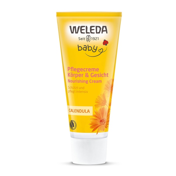 Weleda Calendula Pflegecreme Календула дитячий крем для тіла 75 ml, 75 ml