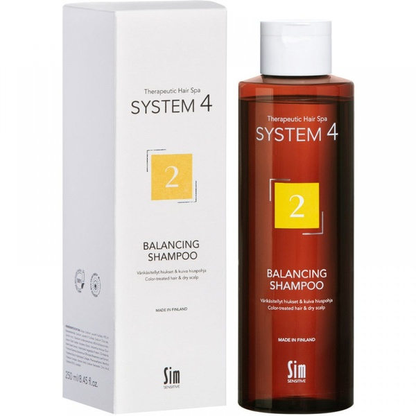 Sim Sensitive System 4 №2 Balancing Shampoo Шампунь для сухого волосся та шкіри голови 250 ml, 250 ml