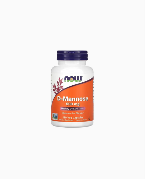 Now Foods D-Mannose 500 mg D-манноза 500 мг, 120 шт