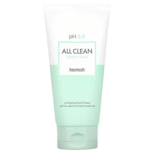 Heimish All Clean Green Foam Очищаюча пінка для вмивання з нейтральним РН , 150 ml